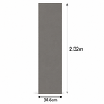 Porta MDF para Módulo 35 e 70cm Altezza Belmax Titânio