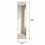 Porta Espelho módulos Altezza medidas 2,32m x 44,6cm Branca