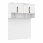 Guarda Roupa Casal com Cabeceira 3 Peças Lotus Branco
