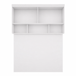 Guarda Roupa Casal com Cabeceira 3 Peças Lotus Branco