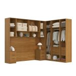 Quarto Modulado Casal 6 Peças Altezza Belmax Freijó