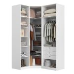 Closet sem Portas Modulado 3 Peças MDF Altezza Belmax Branco