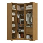 Closet sem Portas Modulado 3 Peças MDF Altezza Belmax Freijó