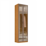 Guarda Roupa Modular 2 Portas Reflecta com Gavetas 70cm Altezza Belmax Freijó