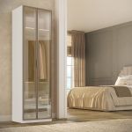 Guarda Roupa Modular 2 Portas Reflecta com Prateleiras/Cabideiros 70cm Altezza Belmax Branco