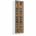 Sapateira Modular 2 Portas Reflecta 70cm Altezza Belmax Branco