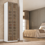 Sapateira Modular 2 Portas Reflecta 70cm Altezza Belmax Branco