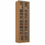 Sapateira Modular 2 Portas Reflecta 70cm Altezza Belmax Freijó