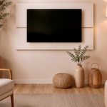 Painel para TV até 60 Polegadas MDF Dallas ON Móveis Branco BP