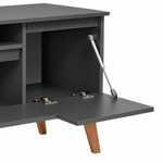 Rack para TV com Painel e Prateleira 150cm MDF Dallas ON Móveis Oliva BP