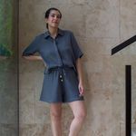 SHORT OLGA RELAX CINZA