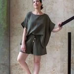 SHORT OLGA RELAX OLIVA