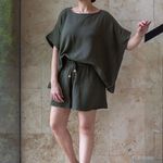 SHORT OLGA RELAX OLIVA