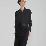 Camisa tricoline Misia preta