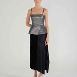 Blusa peplum Vivienne inox