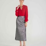 Saia midi Irvin inox
