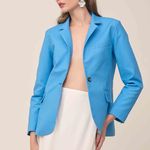 Blazer cotton Livia - azul sky