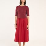 Vestido Bordeaux