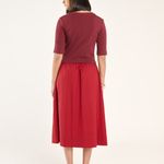 Vestido Bordeaux