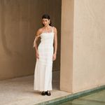 Vestido Alany off white
