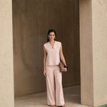 Calça Lina rosa bella