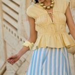 Blusa Soleil manteiga