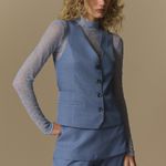 Blusa Renda Gola Alta