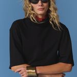 T-shirt Gola Drapeada