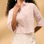 Camisa Cropped Listras 