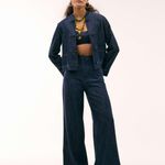 Calça Jeans Wide