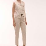 Calça Cos Vira Botoes
