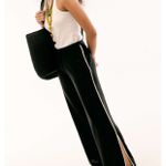 Calça Linho Friso Lateral 