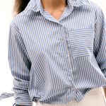 Camisa Listras Fio Metal listras pacifico
