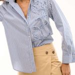 Camisa Listras Bord. Flor listra pacifico