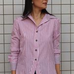 Camisa Mix Listras rose/vinho