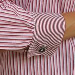 Camisa Mix Listras rose/vinho