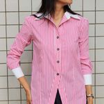 Camisa Mix Listras rosa/branco