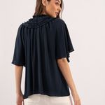BLUSA GOLA CREPONE