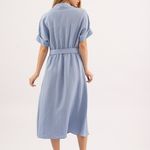 VESTIDO MIDI VISCO LINEN