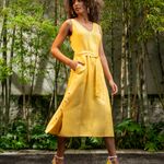 VESTIDO D.V MIDI LINHO