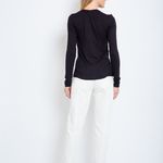 BLUSA M/L GOLA REDONDA VISCO