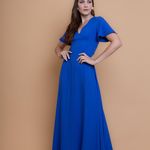 VESTIDO LONGO CREPE