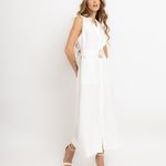 VESTIDO MIDI SLUB