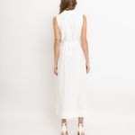 VESTIDO MIDI SLUB