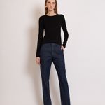 BLUSA DECOTE CARECA VISCO