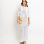 SAIA MIDI TRICOT TELA