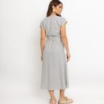 VESTIDO MIDI NAVY