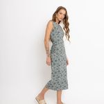 VESTIDO MIDI FLUITY DROP