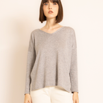 BLUSA M/L BRILHO TRICOT