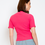 BLUSA M/C GOLA TRICOT